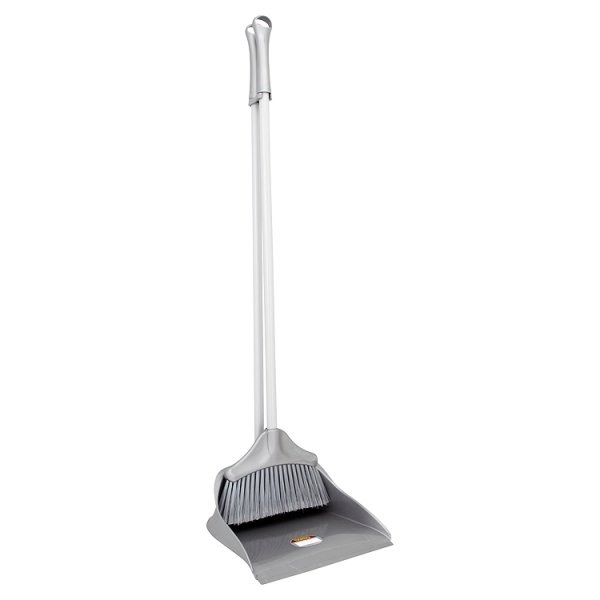 DOSCO LONG HANDLE LOBBY DUSTPAN &amp; BRUSH SET