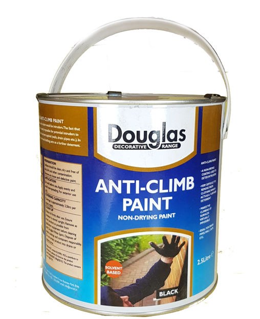 DOUGLAS ANTI CLIMB PAINT - BLACK