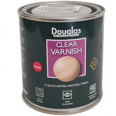 DOUGLAS WATER BASED VARNISH GLOSS 250ML
