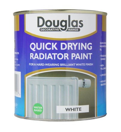 DOUGLAS QUICK DRYING RADIATOR PAINT - WHITE 500ML