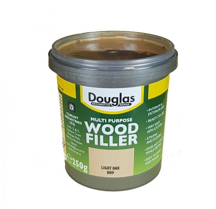 DOUGLAS WOOD FILLER 250G LIGHT OAK