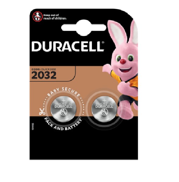 DURACELL 2032 LITHIUM BATTERY CARD 2