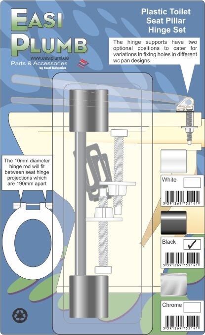 EASIPLUMB TOILET SEAT HINGE BL