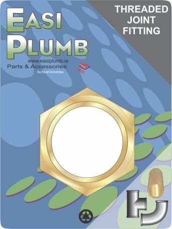 EASI PLUMB 1" X 1/2" BRASS REDUCING BUSH