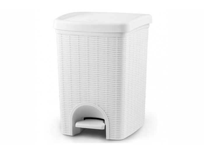 ELEGANCE 20L DUST BIN  - WHITE