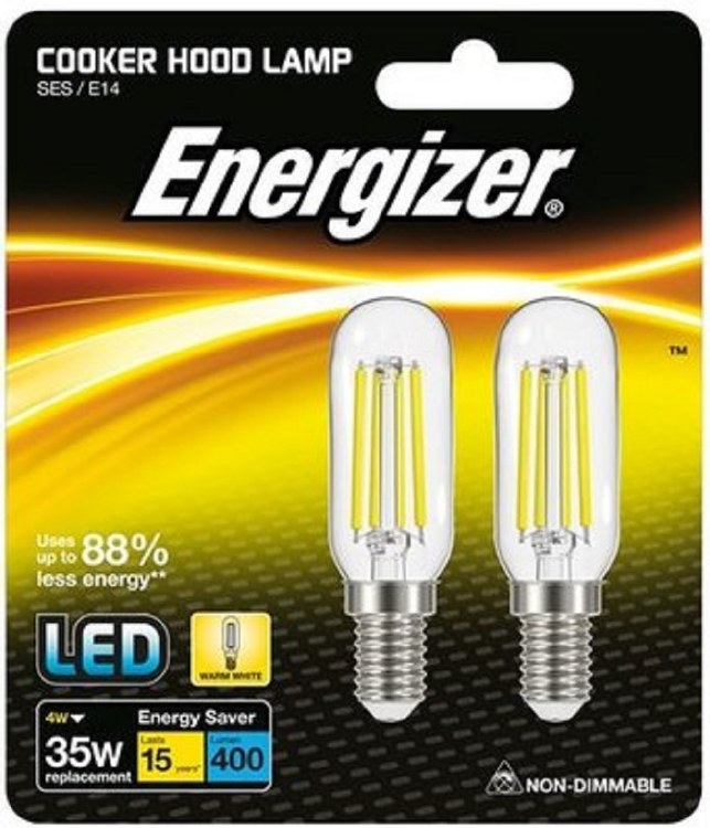 ENERGIZER 4 W (35W) E14 LED COOKER HOOD FILAMENT LAMP WARM WHITE