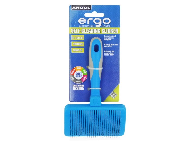 ERGO SELF CLEANING SLICKER BRUSH