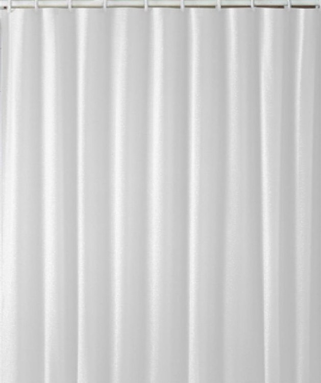 EUROSHOWERS CURTAIN WHITE DIAMOND 180X200 POLYBAG