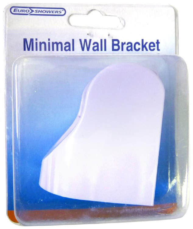 EUROSHOWERS MINIMAL WALL BRACKET - WHITE