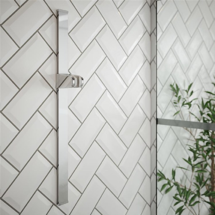 EURSHOWERS QUCKRAIL SLIDE RAIL CHROME