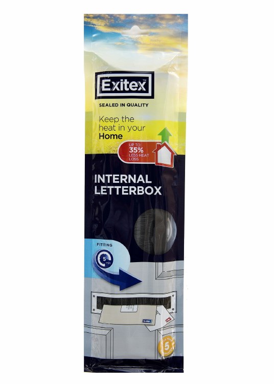 EXITEX BROWN LETTER PLATE SEAL WITHOUT FLAP