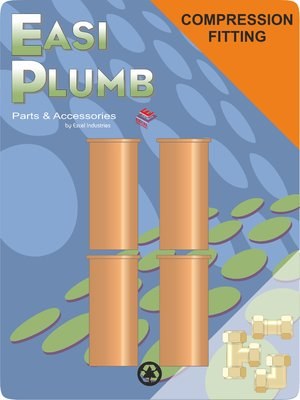 EASIPLUMB 1/2" COPPER INSERT - 4 PACK