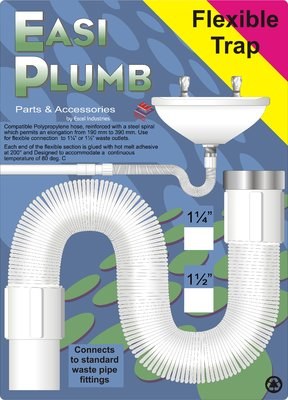 EASI PLUMB 1 1/4&quot; FLEXIBLE TRAP