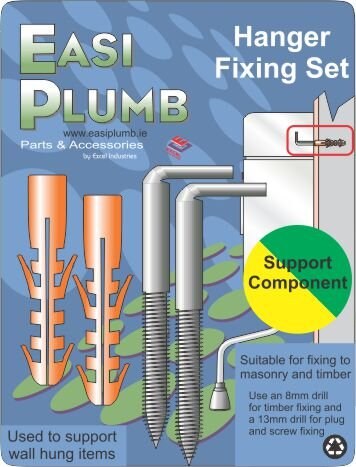 EASIPLUMB SS HANGER FIXING SET