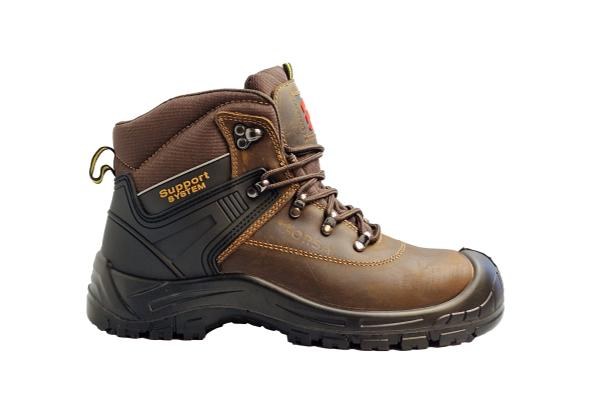 FALCON BROWN LACED SAFETY BOOT