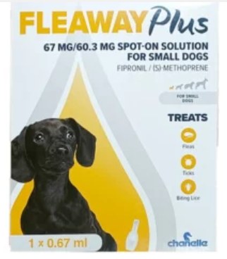 FLEAWAY PLUS SPOT ON FOR SMALL DOG