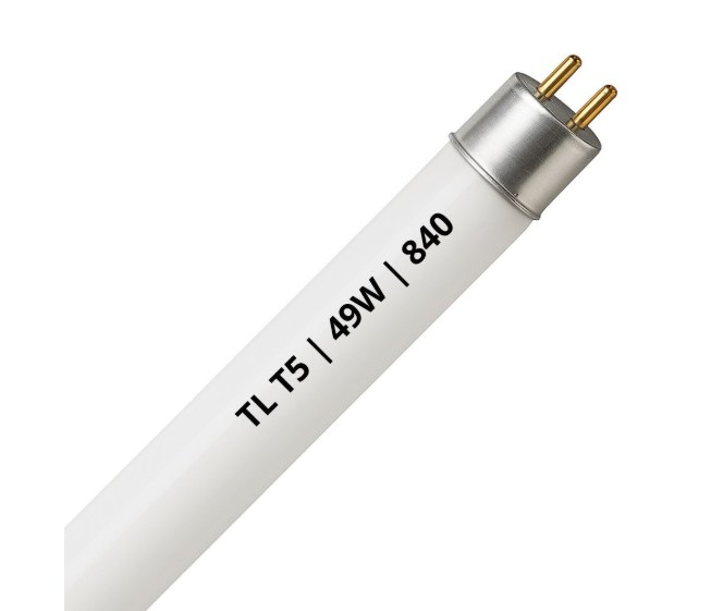 FLUORESCENT T5 49W G5 FITTING 840 COOL WHITE 145CM BULB