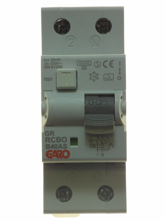 GARO 40AMP RCBO CIRCUIT BREAKER