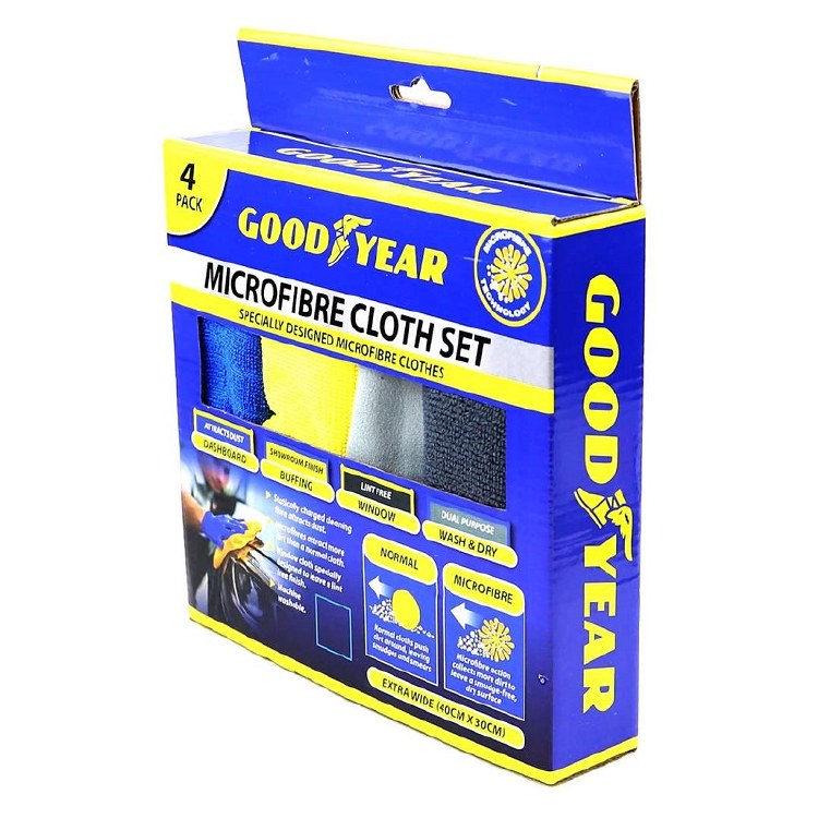 GOOD YEAR MICROFIBRE EXTRA WIDE CLOTH - 4PACK