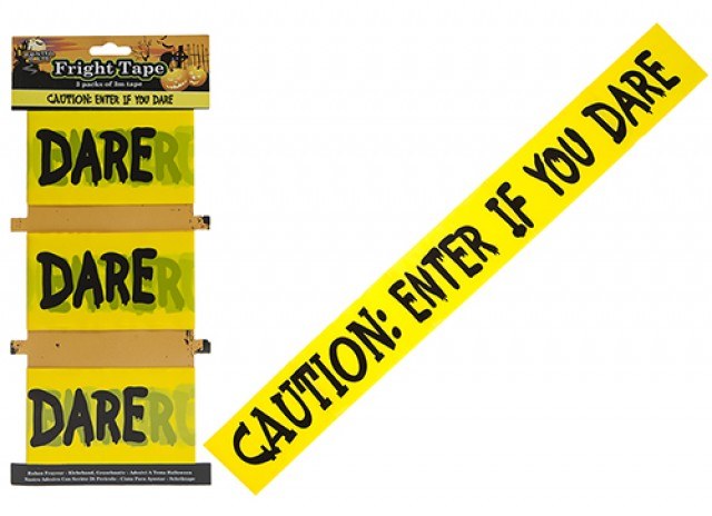 HALLOWEEN PRINTED FRIGHT TAPE 3 PACK