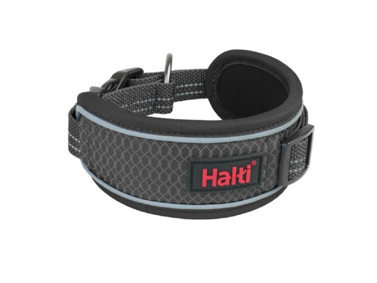 HALTI ANATOMY COLLAR GREY MEDIUM