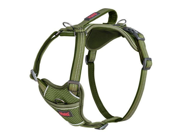 HALTI ANATOMY HARNESS GREEN MEDIUM