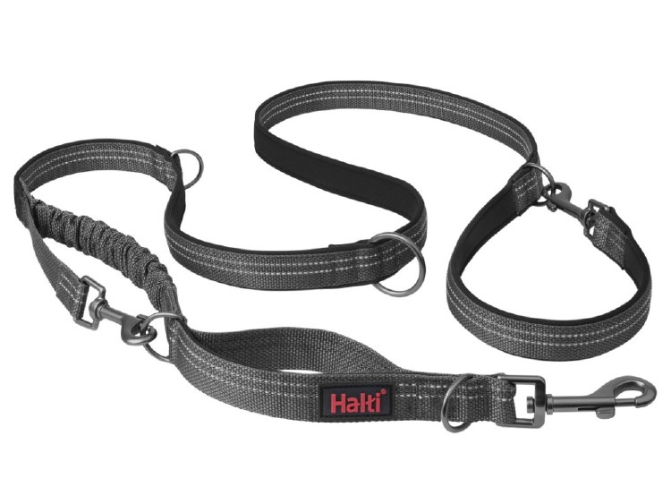 HALTI ANATOMY MULTI LEAD GREY SMALL