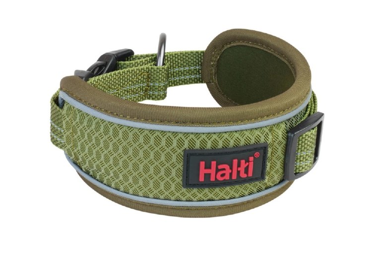 HALTI ANATOMY COLLAR GREEN SMALL