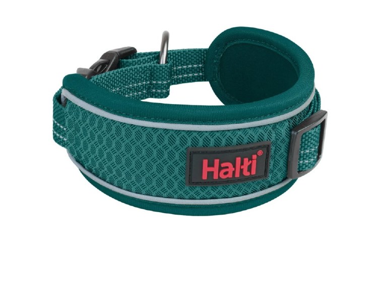 HALTI ANATOMY COLLAR TEAL SMALL