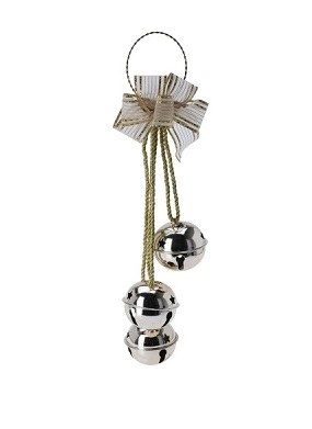 GOLD DOOR HANGER WITH BELLS
