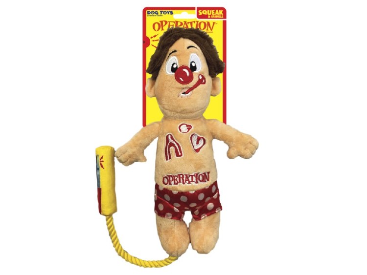 HASBRO CAVITY SAM CRUNCH ROPE TUG 12"