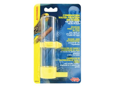 COMBINATION WATER &amp; SEED FEEDER 4 OZ