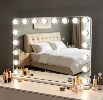 TARA LANE HOLLYWOOD BLUETOOTH VANITY MIRROR 62CM