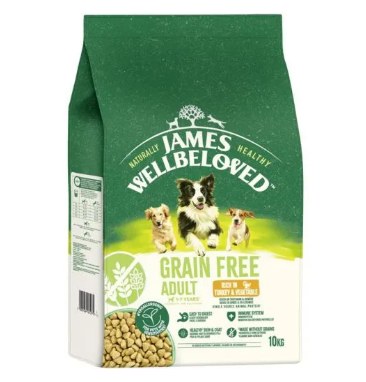 JAMES WELLBELOVED TURKEY ADULT GRAIN FREE 10KG