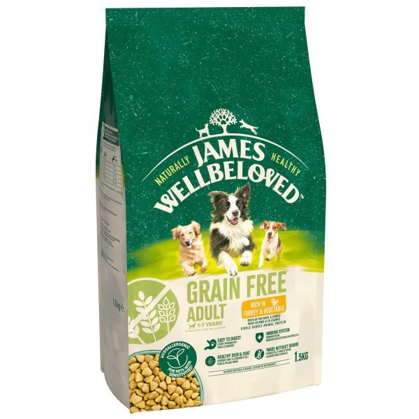 JAMES WELLBELOVED ADULT GRAIN FREE - TURKEY 1.5KG