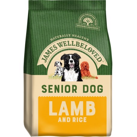 JAMES WELLBELOVED ADULT/ SENIOR - LAMB AND RICE 15KG