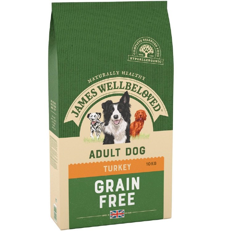 JAMES WELLBELOVED TURKEY ADULT GRAIN FREE 10KG