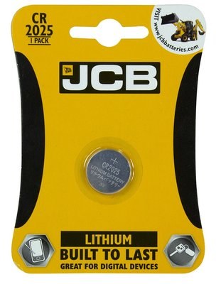 JCB BATTERY LITHIUM CR2025 3V