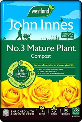 WESTLAND - JOHN INNES NO3 MATURE PLANT COMPOST 28L