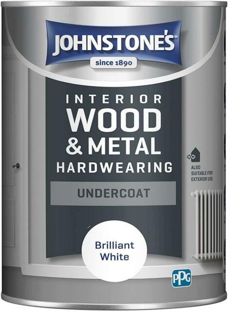 JOHNSTONES ALLPURPOSE UNDERCOAT 1.25 BRILLIANT WHITE