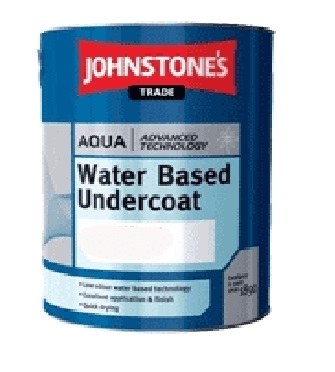 JOHNSTONES AQUA 1L UNDERCOAT - BRILLANT WHITE