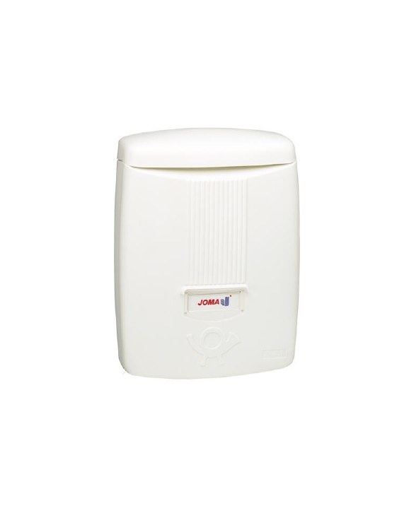 JOMA WHITE PLASTIC MAILBOX