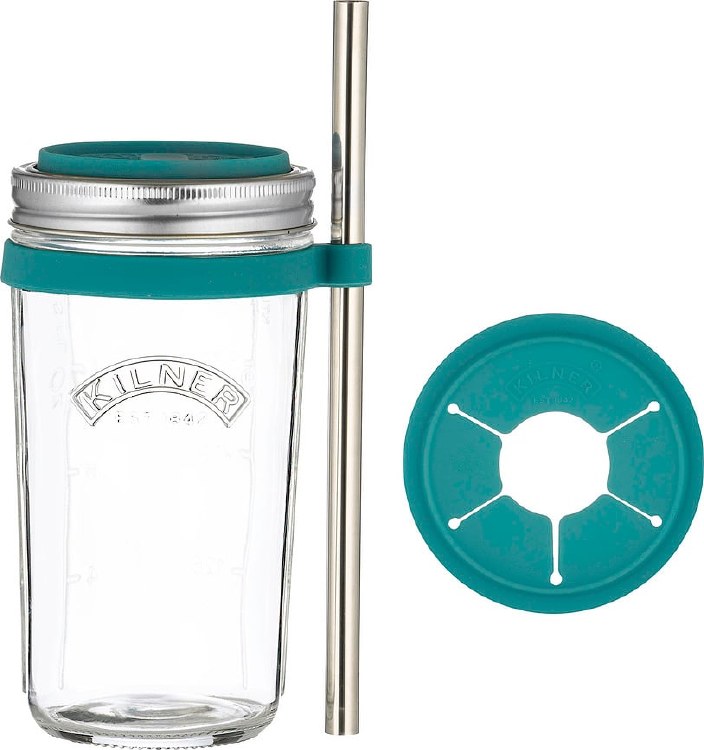 KILNER GLASS SMOOTHIE MAKING SET - 0.5L