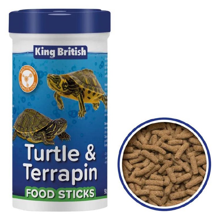 KING BRITISH TURTLE AND TERRAPIN FOOD STICKS 90G