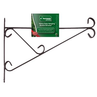 KINGFISHER 12" BLACK HANGING BASKET