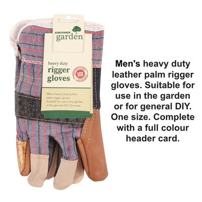 GGHDDRL KINGFISHER HD LEATHER RIGGER GLOVE