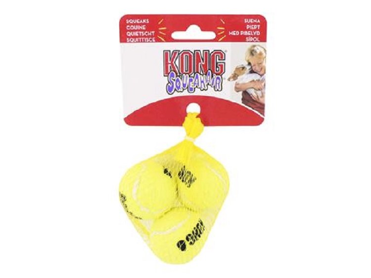 KONG AIR SMALL SQ TENNIS BALL  3 PACK