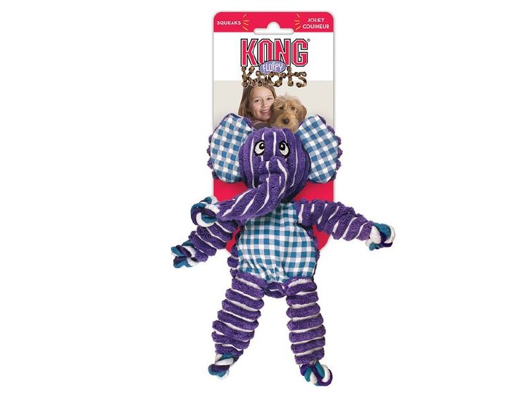KONG FLOPPY KNOTS ELEPHANT MEDIUM/LARGE