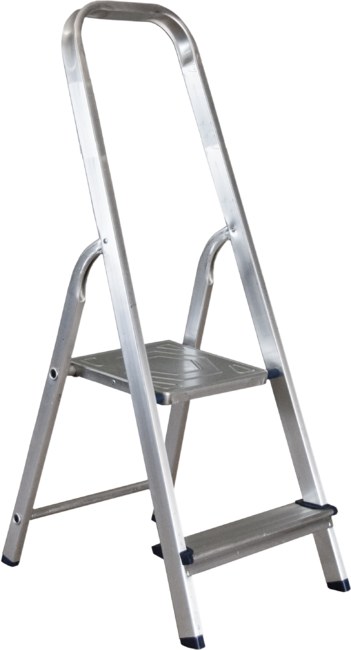 RADIUS 2 THREAD ALUMINIUM STEP LADDER