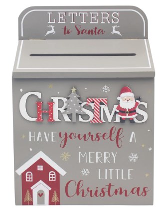 LETTER TO SANTA LETTERBOX –  30CMX20CMX10CM